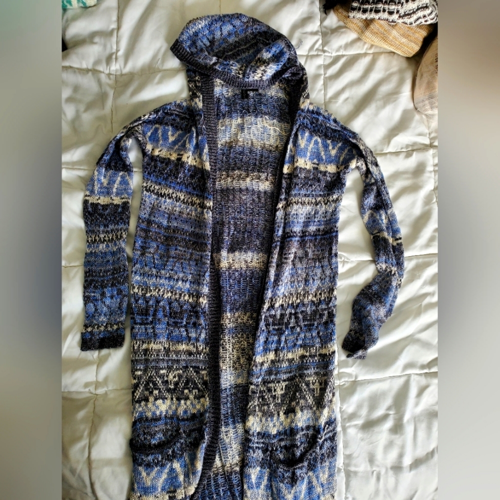 Brand new long cardigan, small